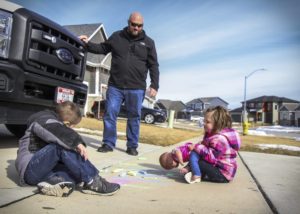 walk around vehicle for safety